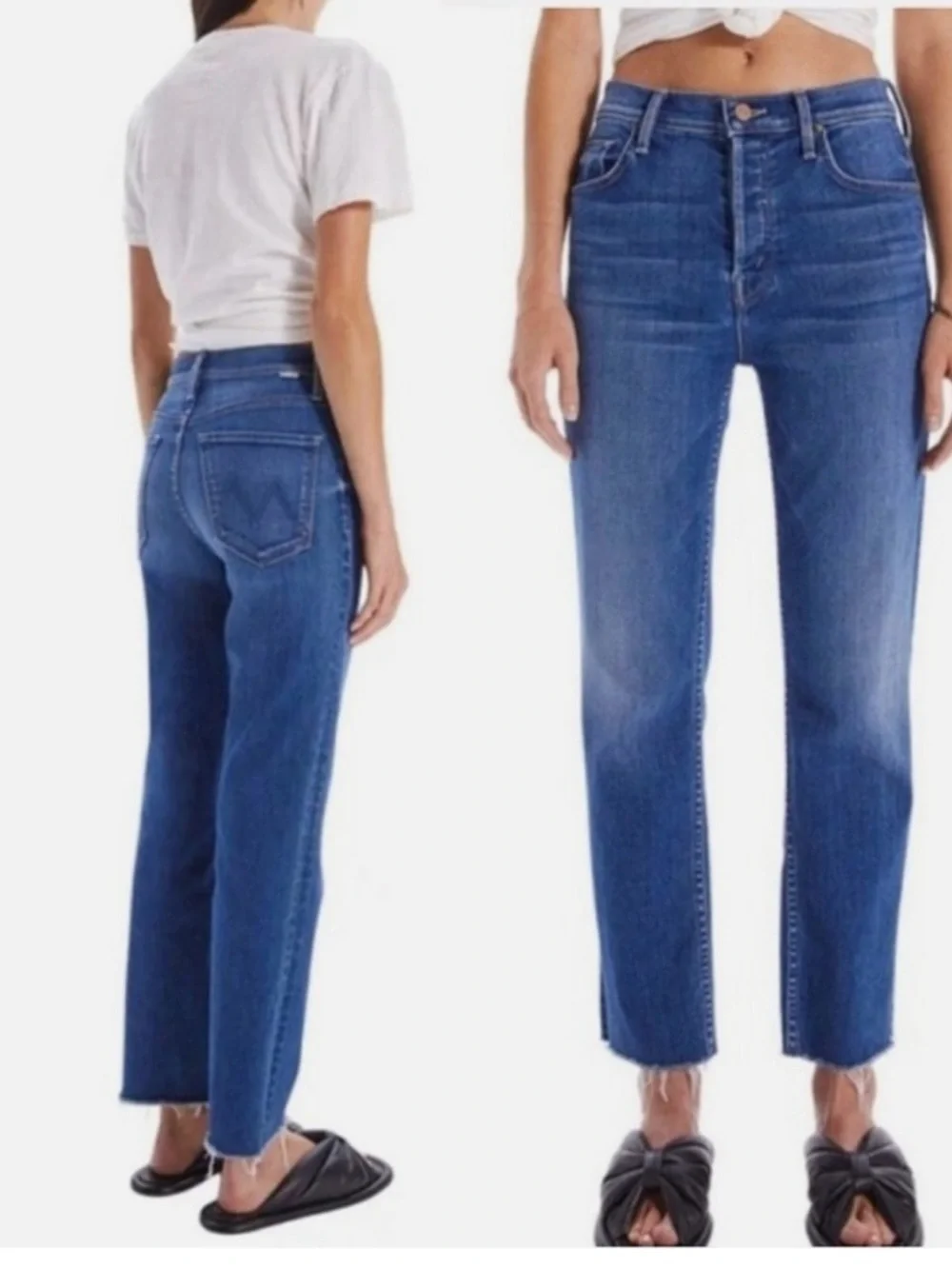 MOTHER denim The Tomcat Ankle Fray in On the Road wash - Picture 6 of 6